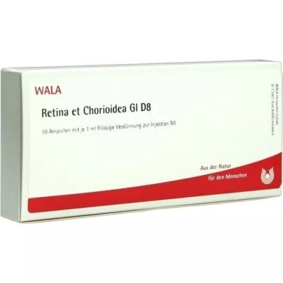 RETINA ET Chorioidea GL D 8 ampolas, 10X1 ml