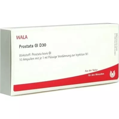PROSTATA GL D 30 ampolas, 10X1 ml
