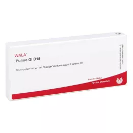 PULMO GL D 15 ampolas, 10X1 ml