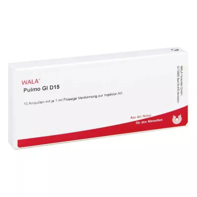 PULMO GL D 15 ampolas, 10X1 ml