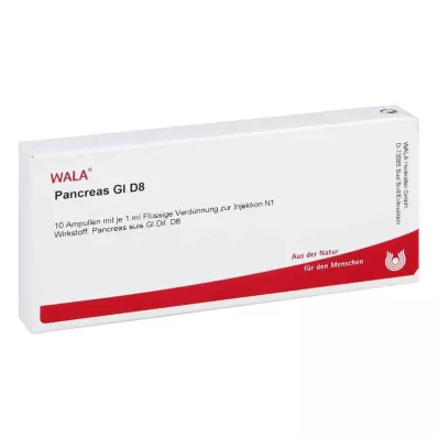 PANCREAS GL D 8 ampolas, 10X1 ml PANCREAS GL D 8 ampolas, 10X1 ml