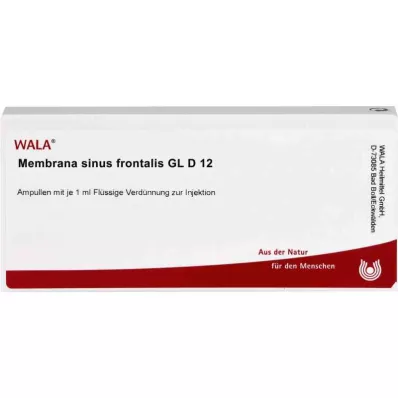 MEMBRANA sinus frontalis GL D 12 ampolas, 10X1 ml MEMBRANA sinus frontalis GL D 12 ampolas, 10X1 ml