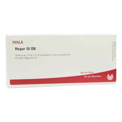 HEPAR GL D 8 ampolas, 10X1 ml HEPAR GL D 8 ampolas, 10X1 ml