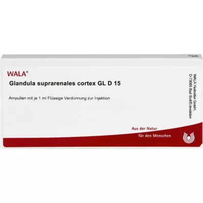 GLANDULA SUPRARENALES córtex GL D 15 ampolas, 10X1 ml