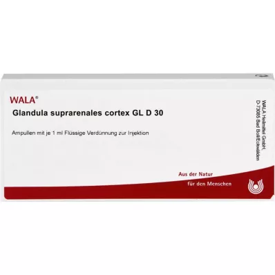 GLANDULA SUPRARENALES córtex GL D 30 ampolas, 10X1 ml