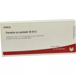 FORMICA EX animale GL D 12 ampolas, 10X1 ml