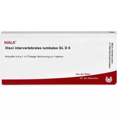 DISCI intervertebrales lumbales GL D 8 ampolas, 10X1 ml DISCI intervertebrales lumbales GL D 8 ampolas, 10X1 ml