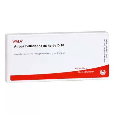 ATROPA belladonna ex Herba D 10 ampolas, 10X1 ml