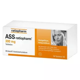 ASS-ratiopharm 300 mg comprimidos, 50 unid
