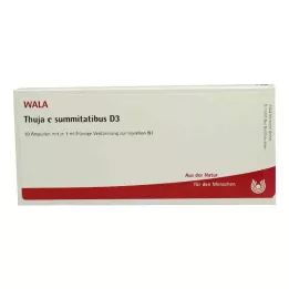 THUJA E SUMMITATIBUS D 3 ampolas, 10X1 ml