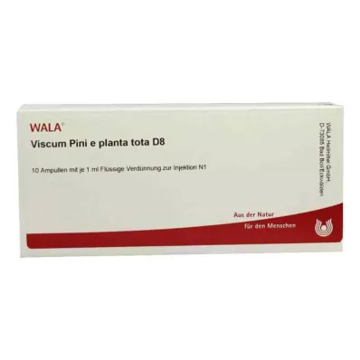VISCUM PINI e planta tota D 8 ampolas, 10X1 ml VISCUM PINI e planta tota D 8 ampolas, 10X1 ml