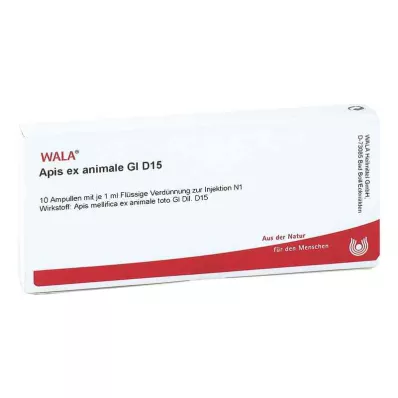 APIS EX animal GL D 15 ampolas, 10X1 ml