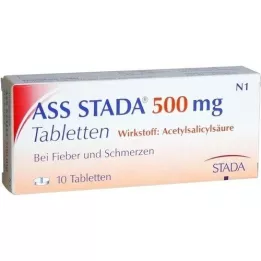 ASS STADA Comprimidos de 500 mg, 10 unid