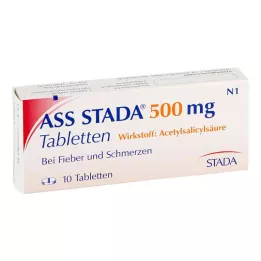 ASS STADA Comprimidos de 500 mg, 10 unid