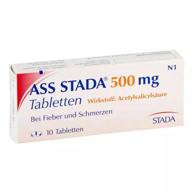 ASS STADA Comprimidos de 500 mg, 10 unid ASS STADA Comprimidos de 500 mg, 10 unid