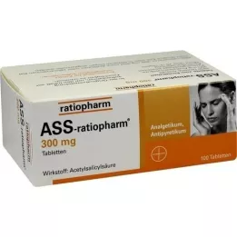 ASS-ratiopharm 300 mg comprimidos, 100 unid