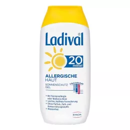 LADIVAL Gel para pele alérgica LSF 20, 200 ml