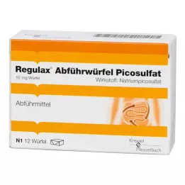 REGULAX Cubos laxantes de picossulfato, 12 unid