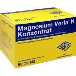 MAGNESIUM VERLA N Concentrado para uso oral, 50 unid