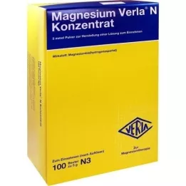 MAGNESIUM VERLA N Concentrado para uso oral, 100 unidades