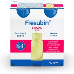 FRESUBIN 5 kcal SHOT Solução de limão, 4X120 ml