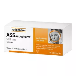 ASS-ratiopharm 500 mg comprimidos, 50 unid