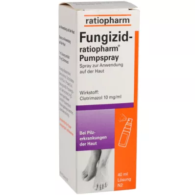 FUNGIZID-spray bomba ratiopharm, 40 ml