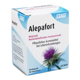 ALEPAFORT Cápsulas duras de cardo mariano, 60 unid
