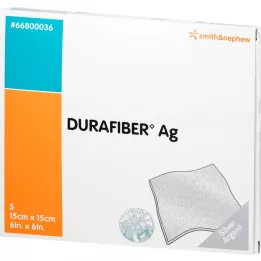 DURAFIBER Ligadura Ag 15x15 cm, 5 peças