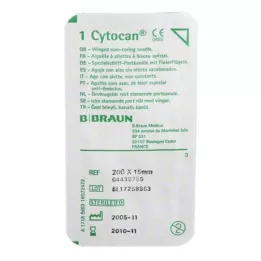 CYTOCAN Cânula de porta 20 G 15 mm, 1 pc