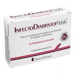 INFECTODIARRSTOP LGG Pó para a preparação de uma suspensão para uso oral, 6 unid