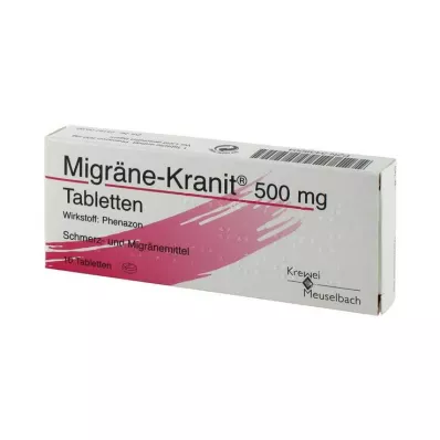 MIGRÄNE KRANIT Comprimidos de 500 mg, 10 unid