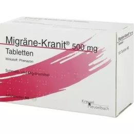 MIGRÄNE KRANIT Comprimidos de 500 mg, 100 unid