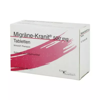 MIGRÄNE KRANIT Comprimidos de 500 mg, 100 unid