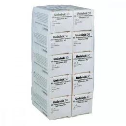 UNIZINK 50 comprimidos com revestimento entérico, 10X50 unidades