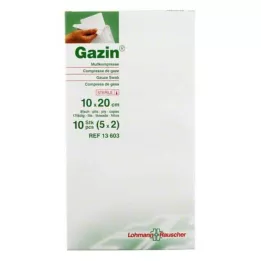 GAZIN Gaze comp. 10x20 cm estéril 8 dobras, 5X2 pcs