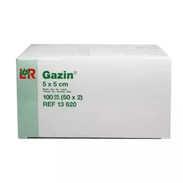 GAZIN Gaze comp. 5x5 cm estéril de 8 dobras, 50X2 pcs