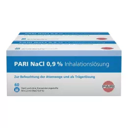 PARI Ampolas de solução para inalação de NaCl, 120X2,5 ml