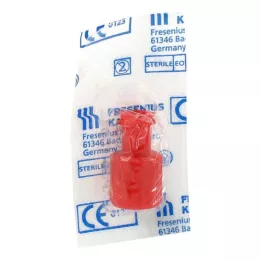 KOMBISTOPFEN Luer-Lock vermelho, 1 unidade