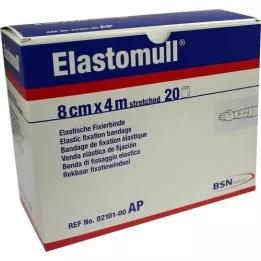 ELASTOMULL Fita elástica de fixação de 8 cmx4 m 2101, 20 unid