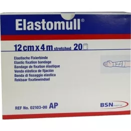 ELASTOMULL Fita de fixação elástica de 12 cmx4 m 2103, 20 unidades