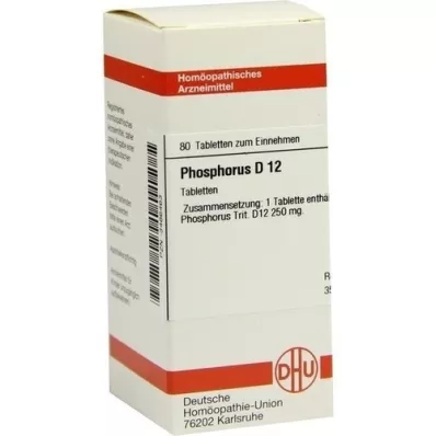 PHOSPHORUS D 12 Comprimidos, 80 Cápsulas