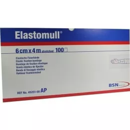 ELASTOMULL Fita de fixação elástica de 6 cmx4 m 45251, 100 unid