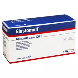 ELASTOMULL Fita de fixação elástica de 6 cmx4 m 45251, 100 unid