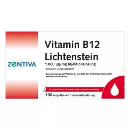 VITAMIN B12 1.000 μg Ampolas de Lichtenstein, 100X1 ml