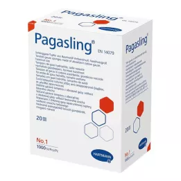 PAGASLING Compressa de gaze não esterilizada tamanho 1, tamanho de uma avelã, 1000 unidades