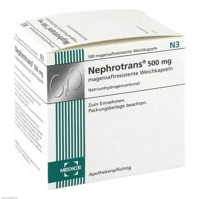 NEPHROTRANS Cápsulas com revestimento entérico, 100 unidades NEPHROTRANS Cápsulas com revestimento entérico, 100 unidades