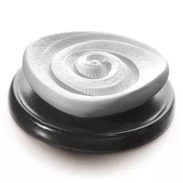 DUFTSTEIN Disco cerâmico em espiral energética preto, 1 unidade