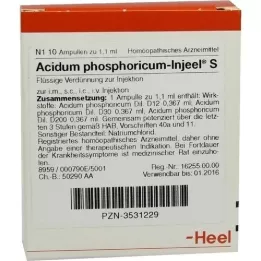 ACIDUM PHOSPHORICUM INJEEL S Ampolas, 10 unid