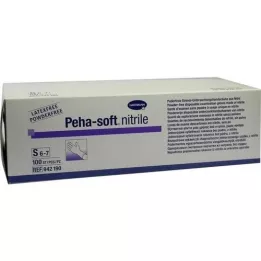PEHA-SOFT nitrilo Unt.Handsch.unste.puderfrei S, 100 unid